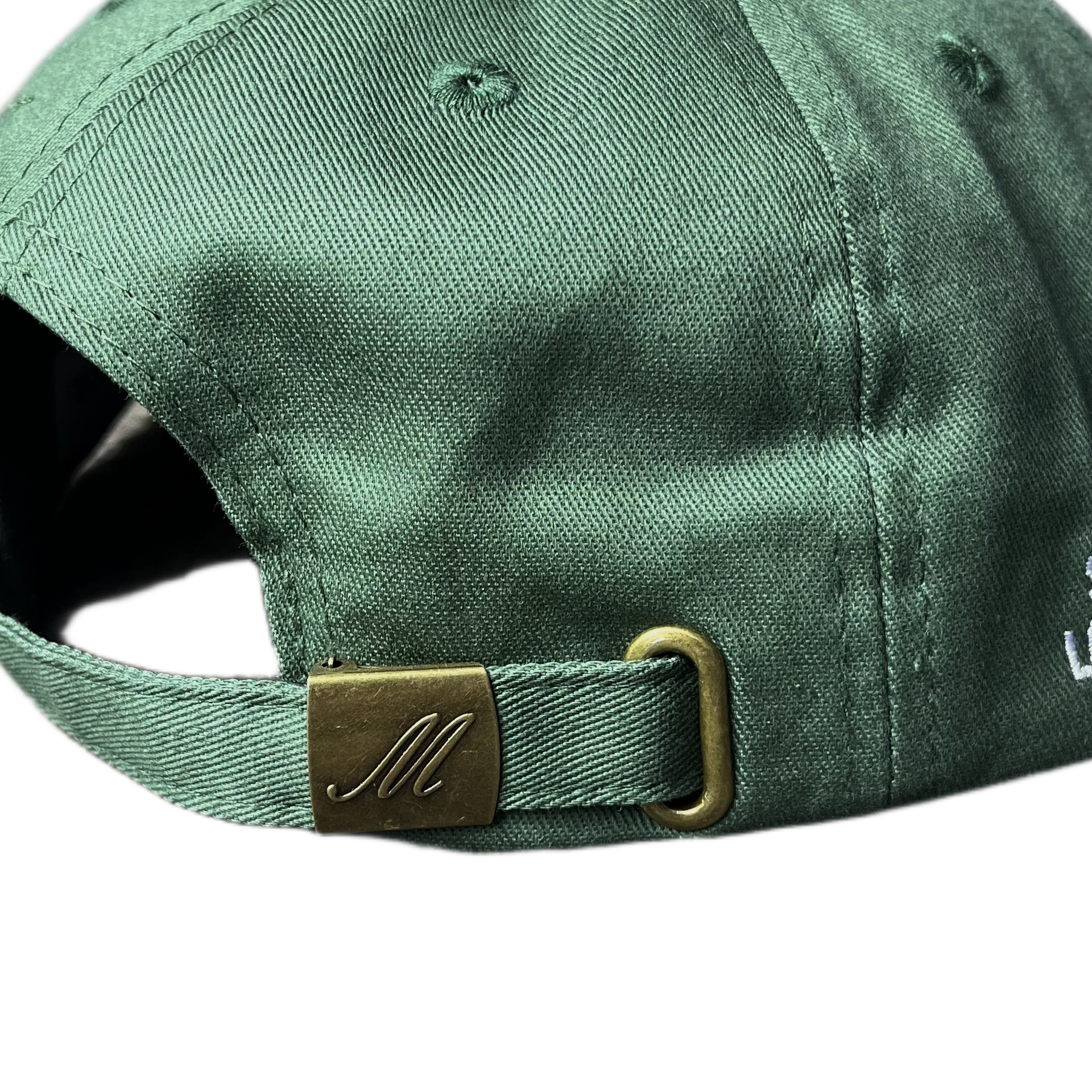 Light Olive Snapback Cap w. Pins