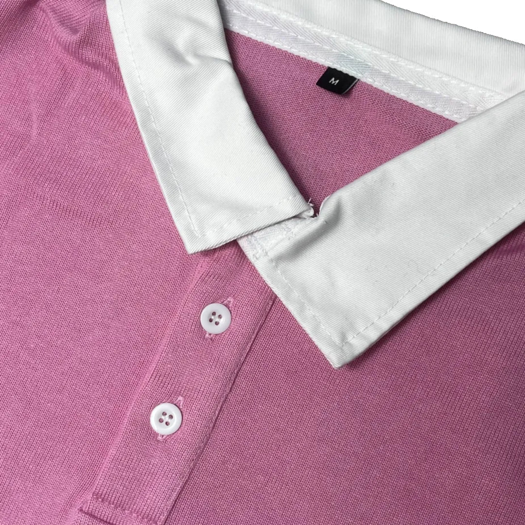 "ORCHID" LONGSLEEVED POLO