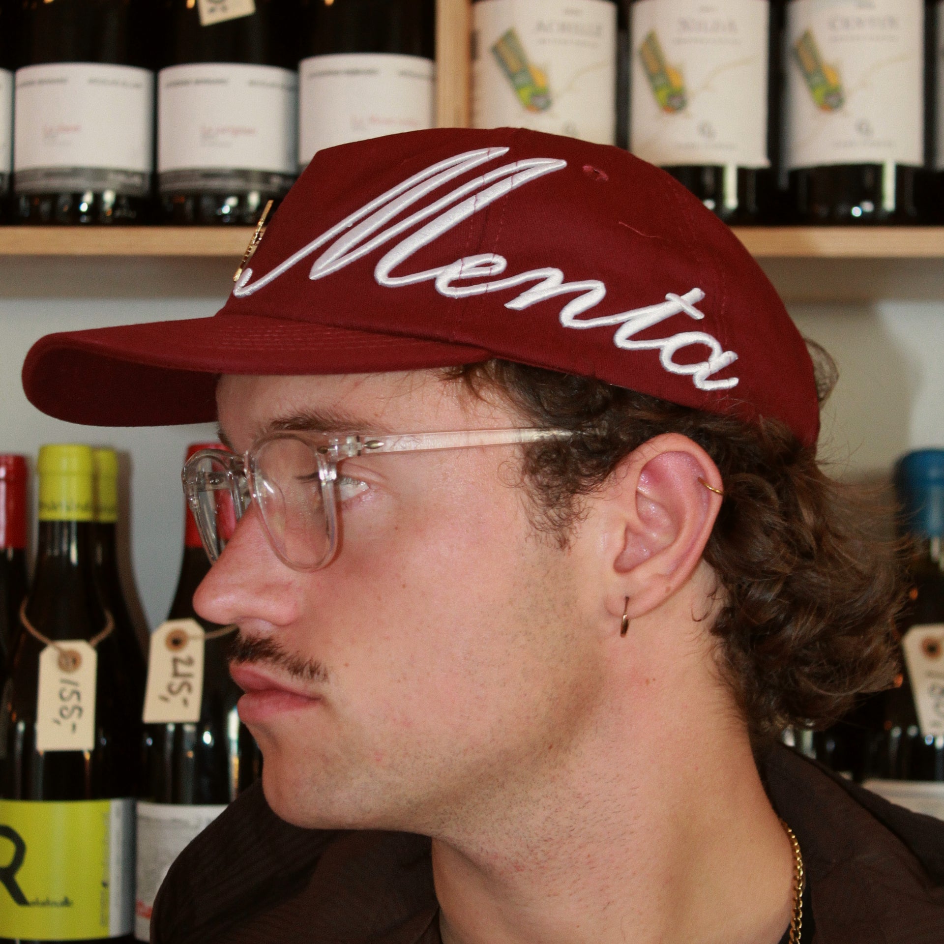 Bordeaux Snapback Cap w. Pins