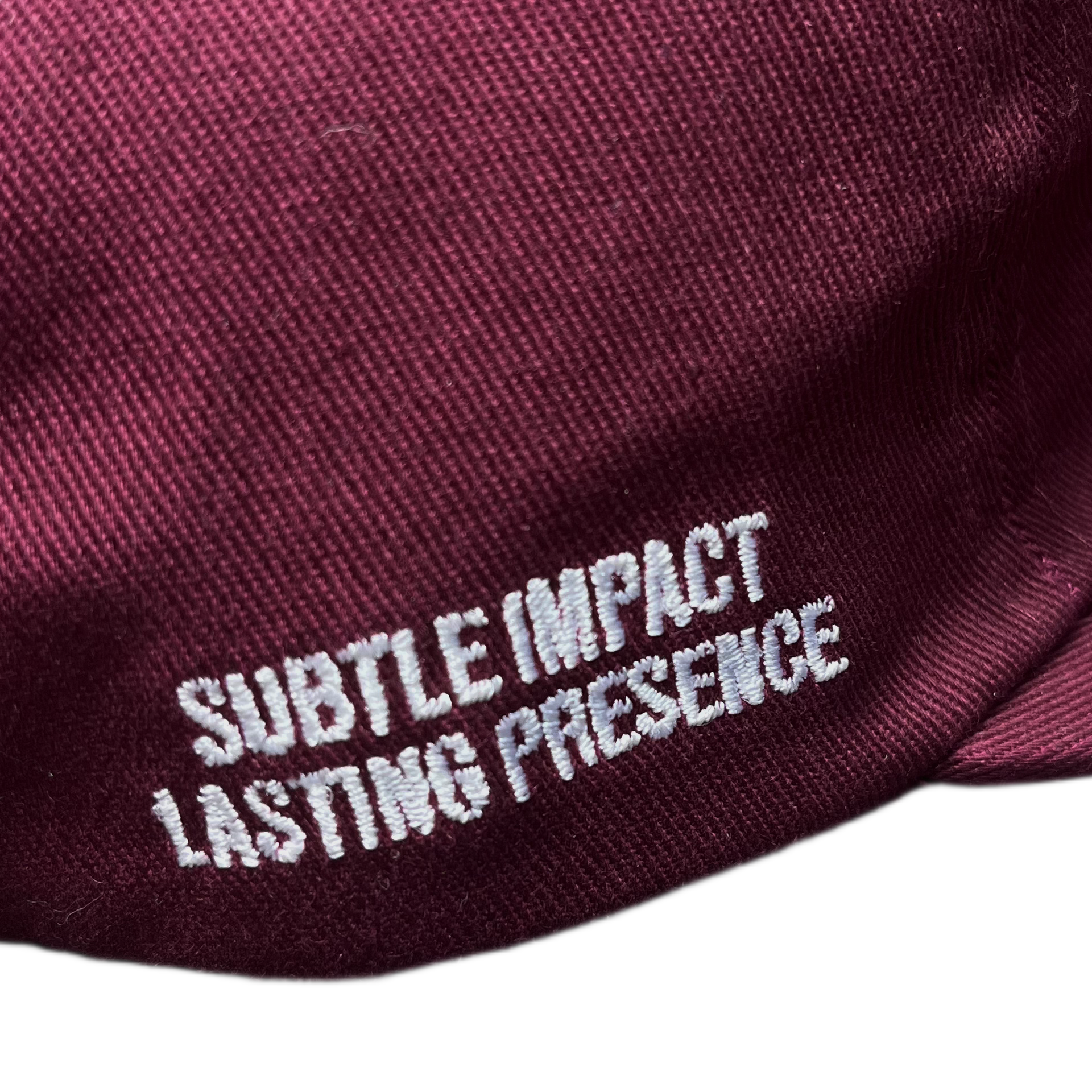 Bordeaux Snapback Cap w. Pins