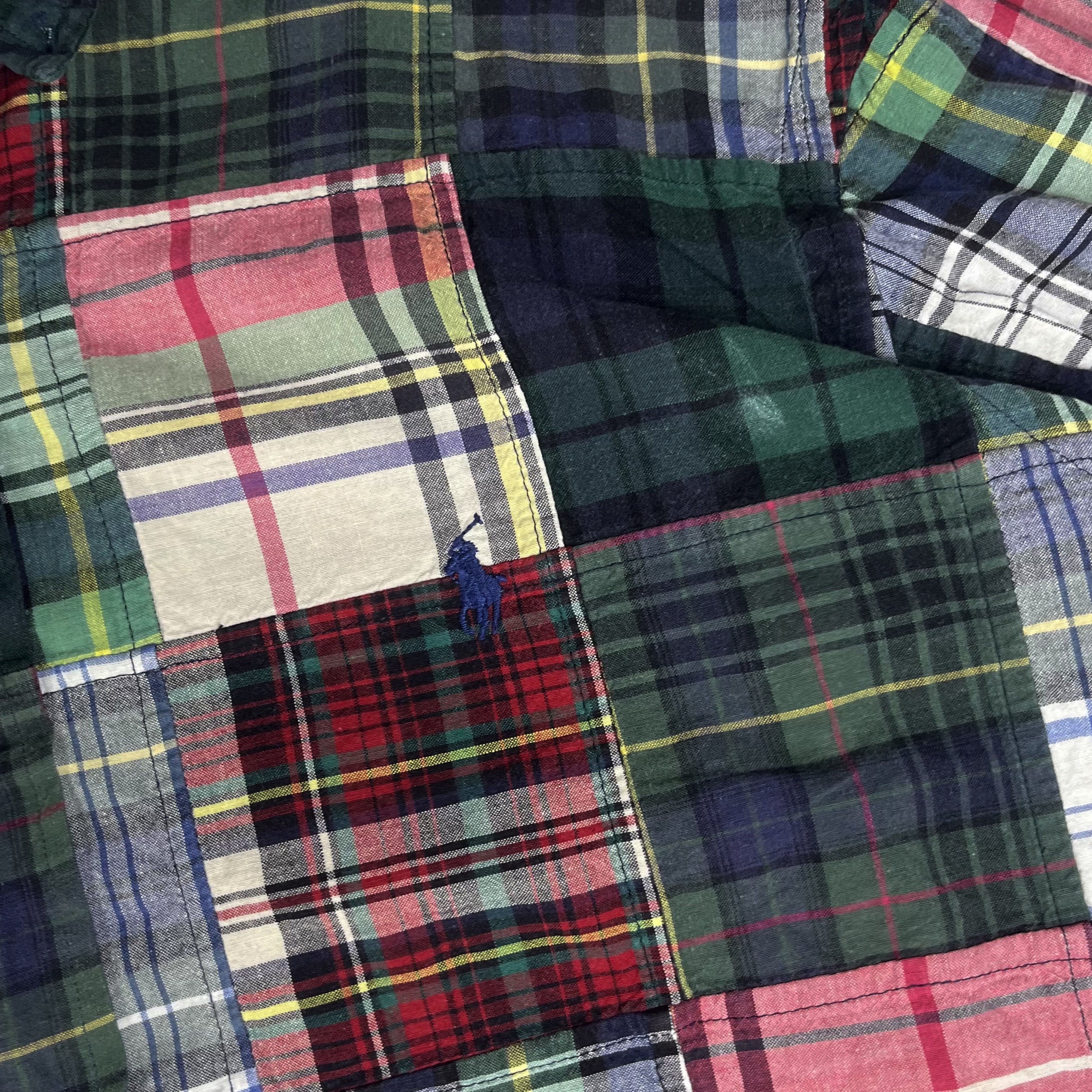 10 / TITLE PATCHWORK SHIRT