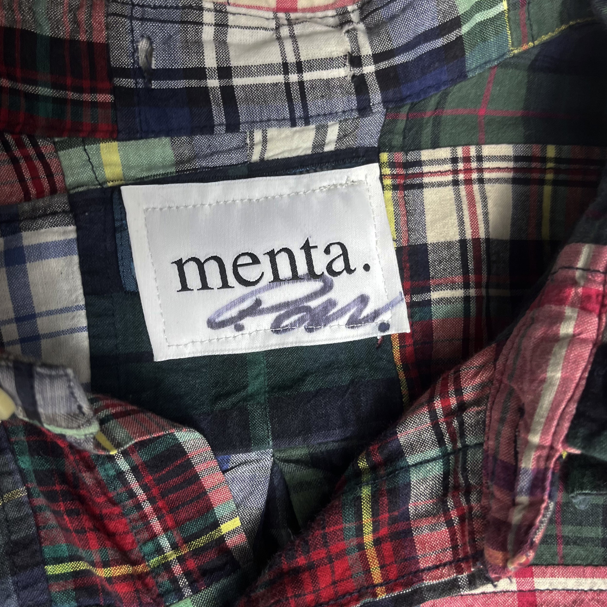 10 / TITLE PATCHWORK SHIRT