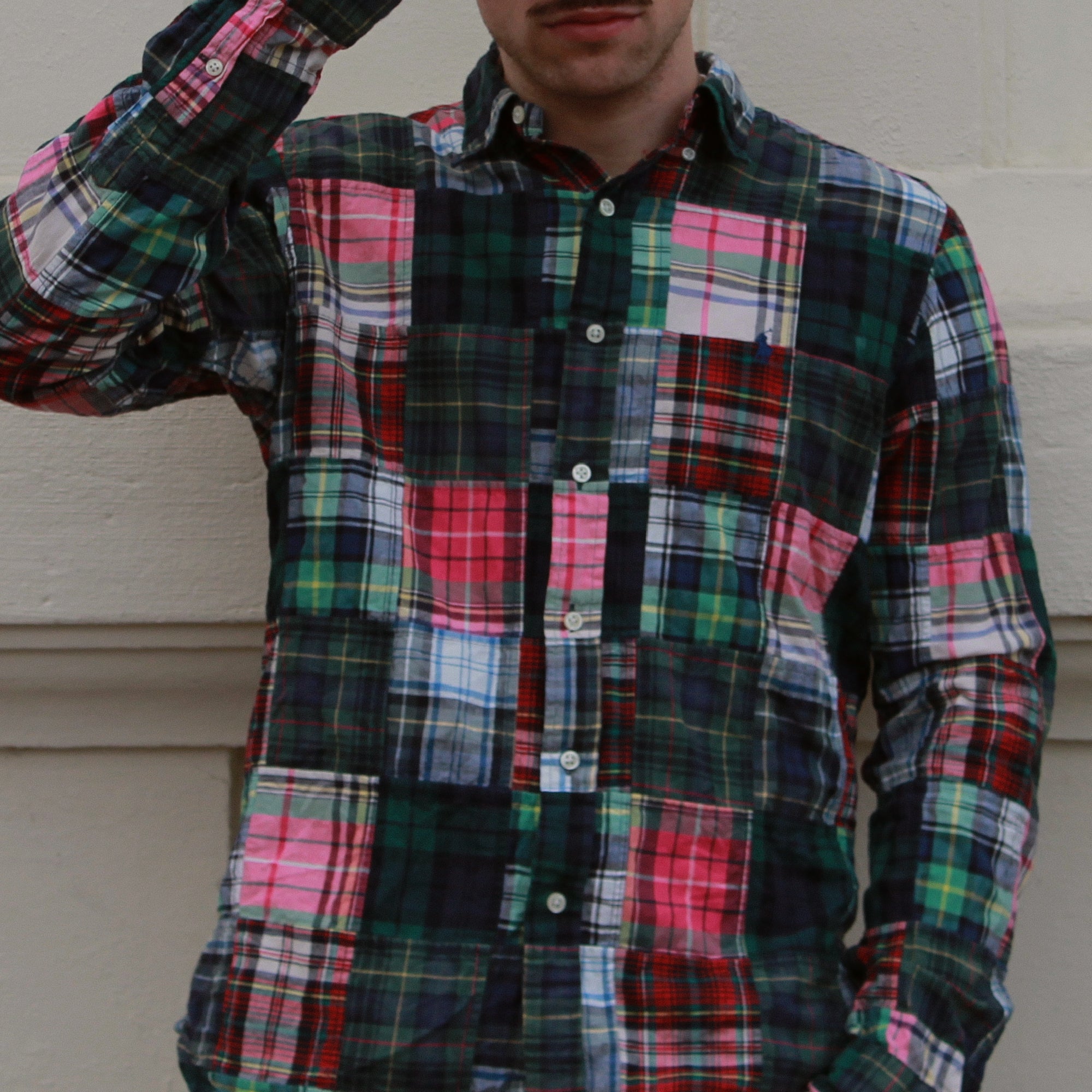 10 / TITLE PATCHWORK SHIRT